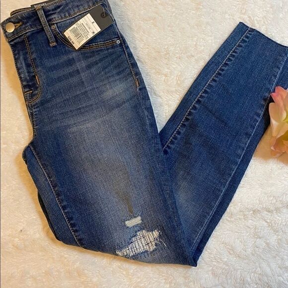 Mossimo supply co high rise Row Hem jegginsJeans - Picture 6 of 6